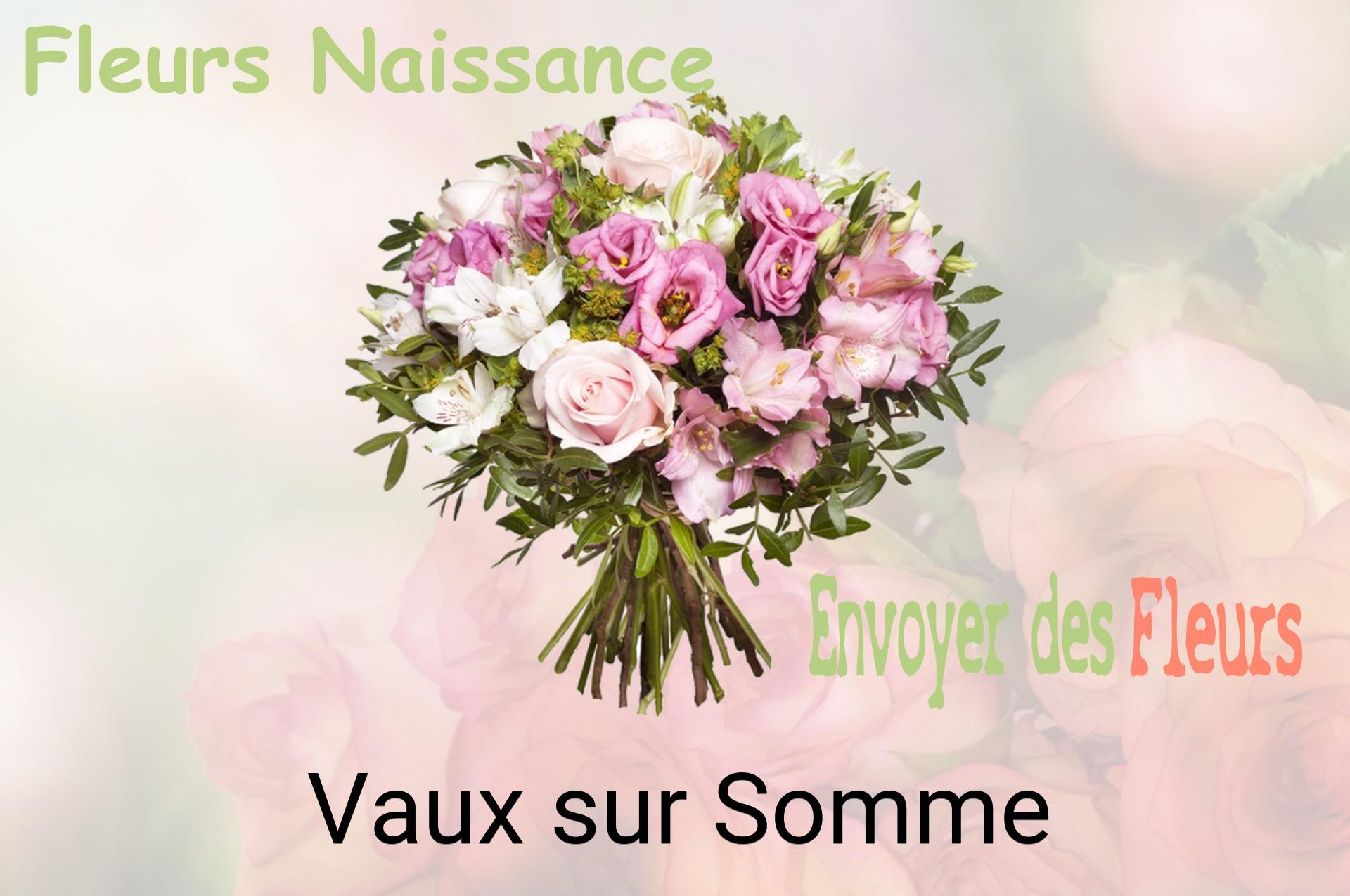 Bouquet de fleurs de naissance livré à Vaux-sur-Somme